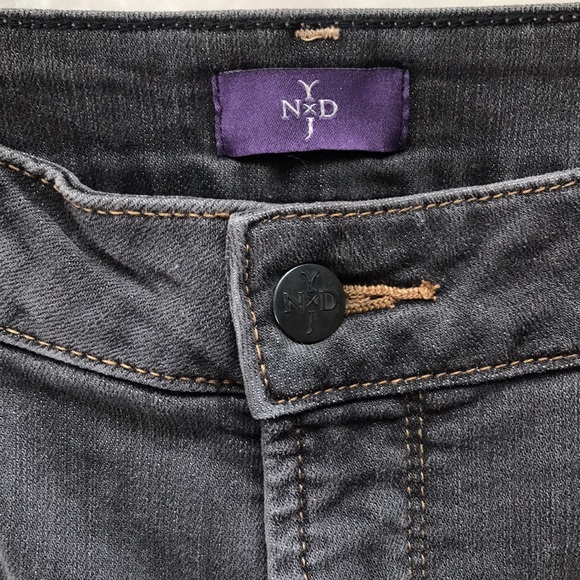 NYDJ Charcoal grey super skinny jeans 12 - Picture 6 of 15
